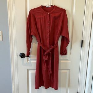 Mango red dress